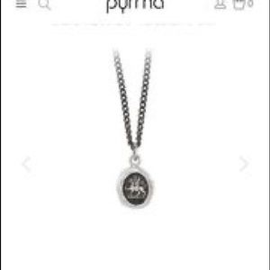 Pyrrha silver Gryphon necklace